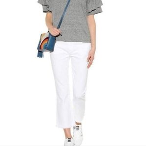 Current/Elliott The Cropped Flip Flop jeans Sugar